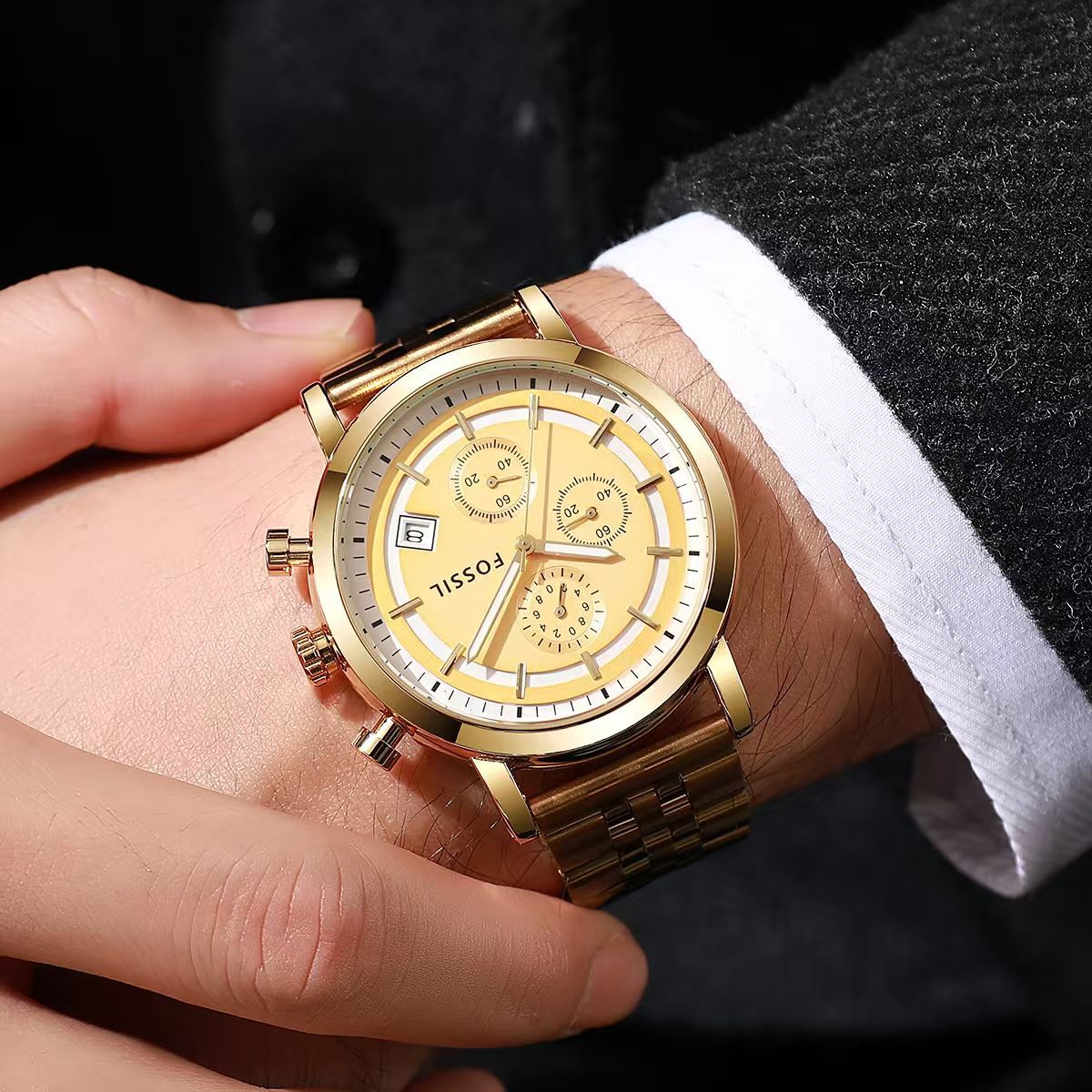 FOSSIL Men's chronograph analog watch